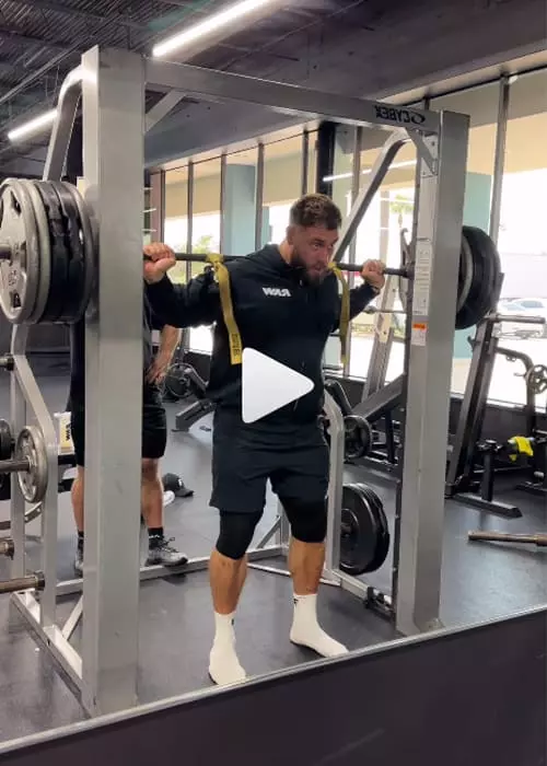 Vidéo Instagram squat Chris Bumstead