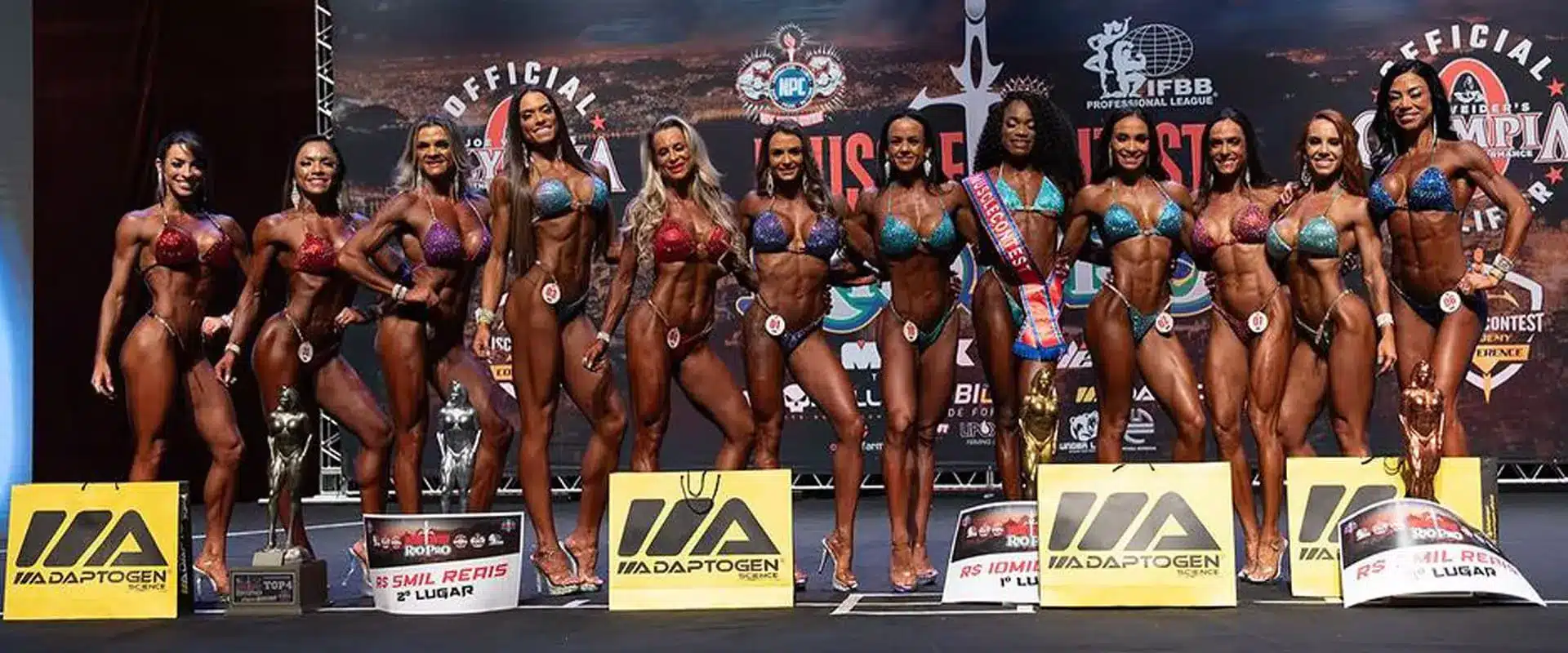 Bikini Musclecontest Rio Pro 2023 : Résultats