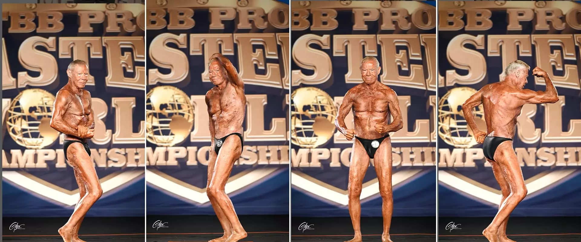 James Arrington 93 ans aux Championnats du Monde IFBB Master 2023