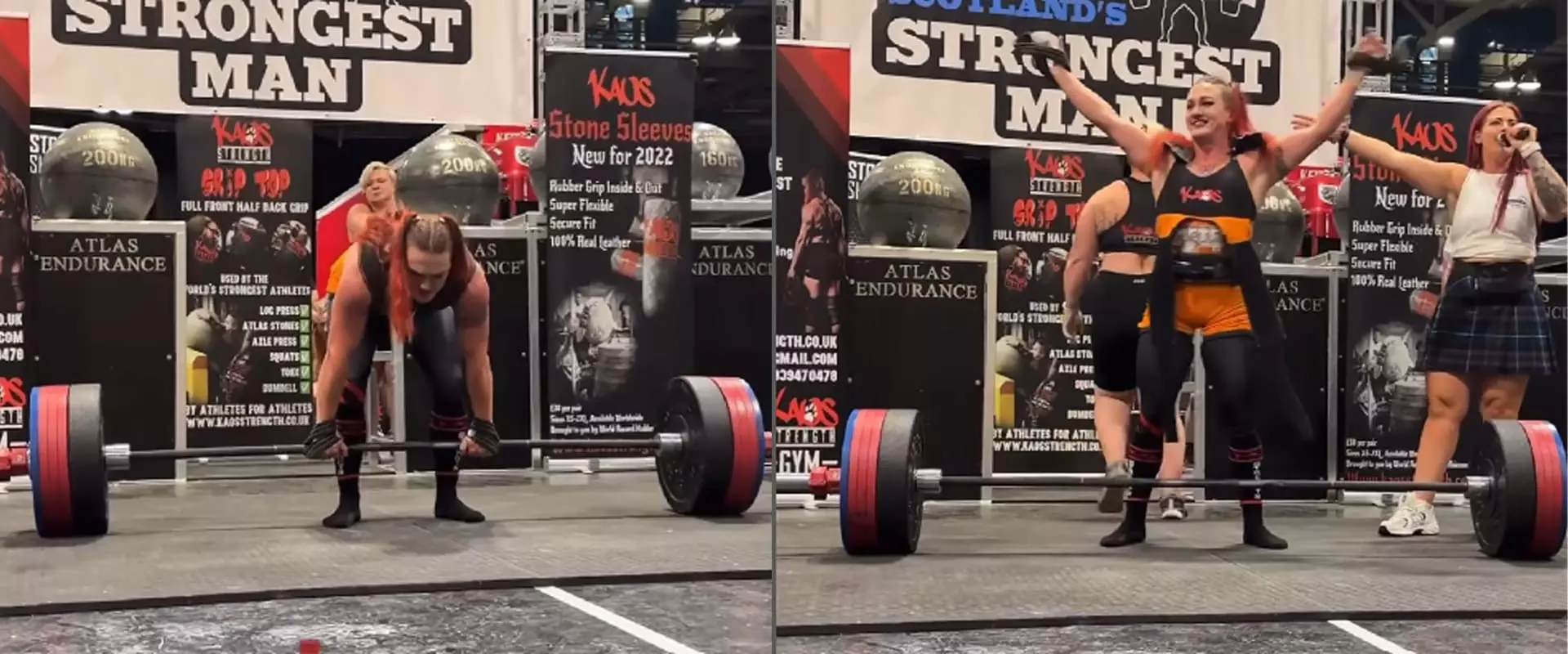 Rhianon Lovelace (61kg) : Record du monde de Deadlift avec une barre à 273,5 kg