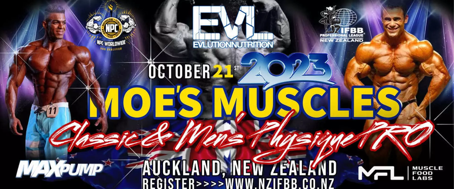 Moe’s Muscle New Zealand Pro 2023