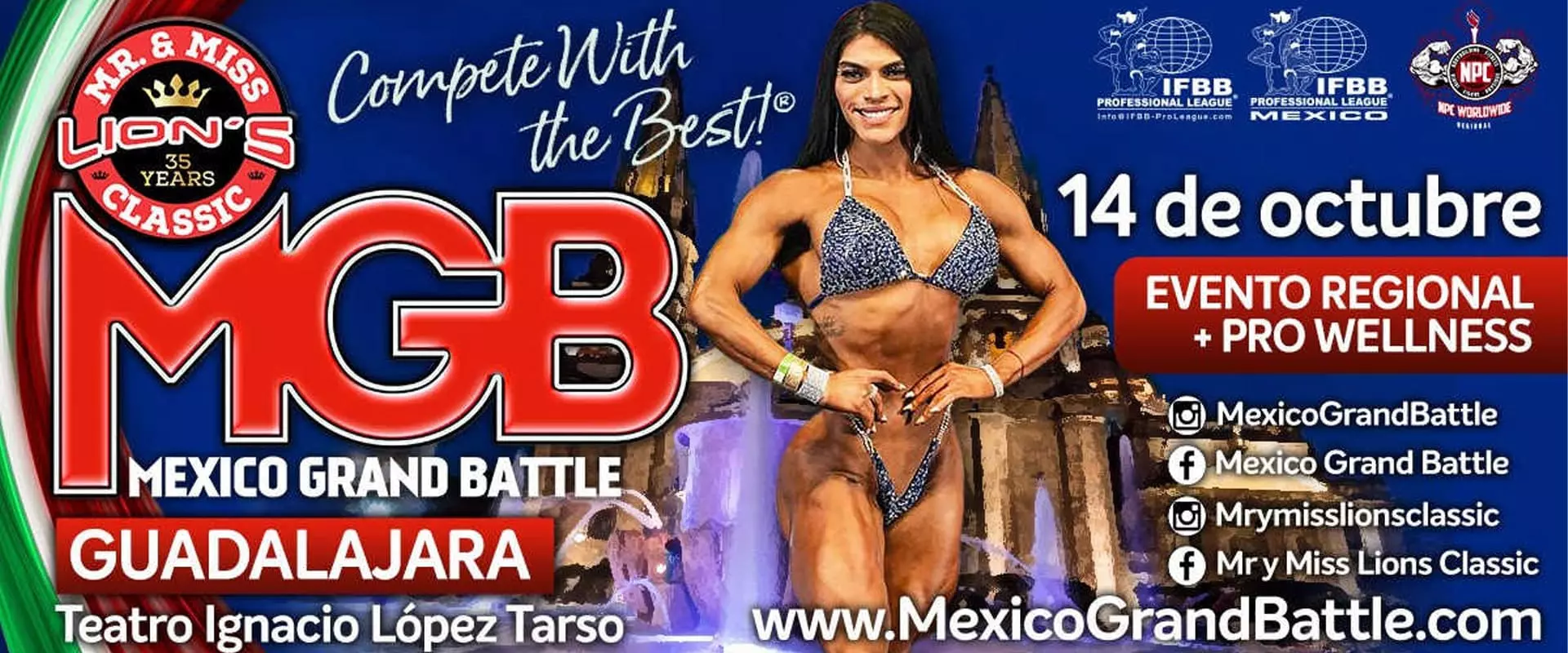 Mr & Ms Lions Grand Battle Mexico Pro 2023