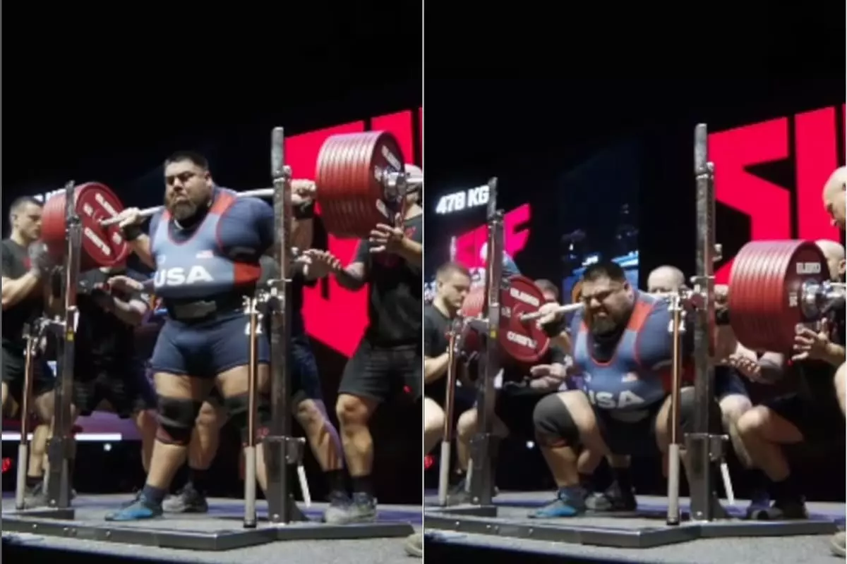 IPF Sheffield 2024 Jesus Olivares établit un record du monde de squat