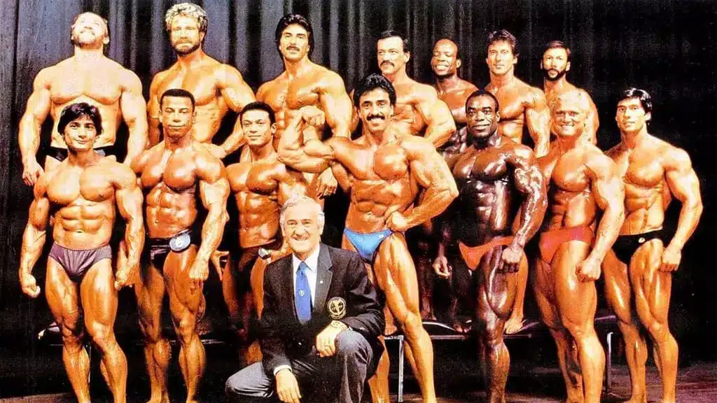 Samir Bannout sur scène au Mr. Olympia 1982