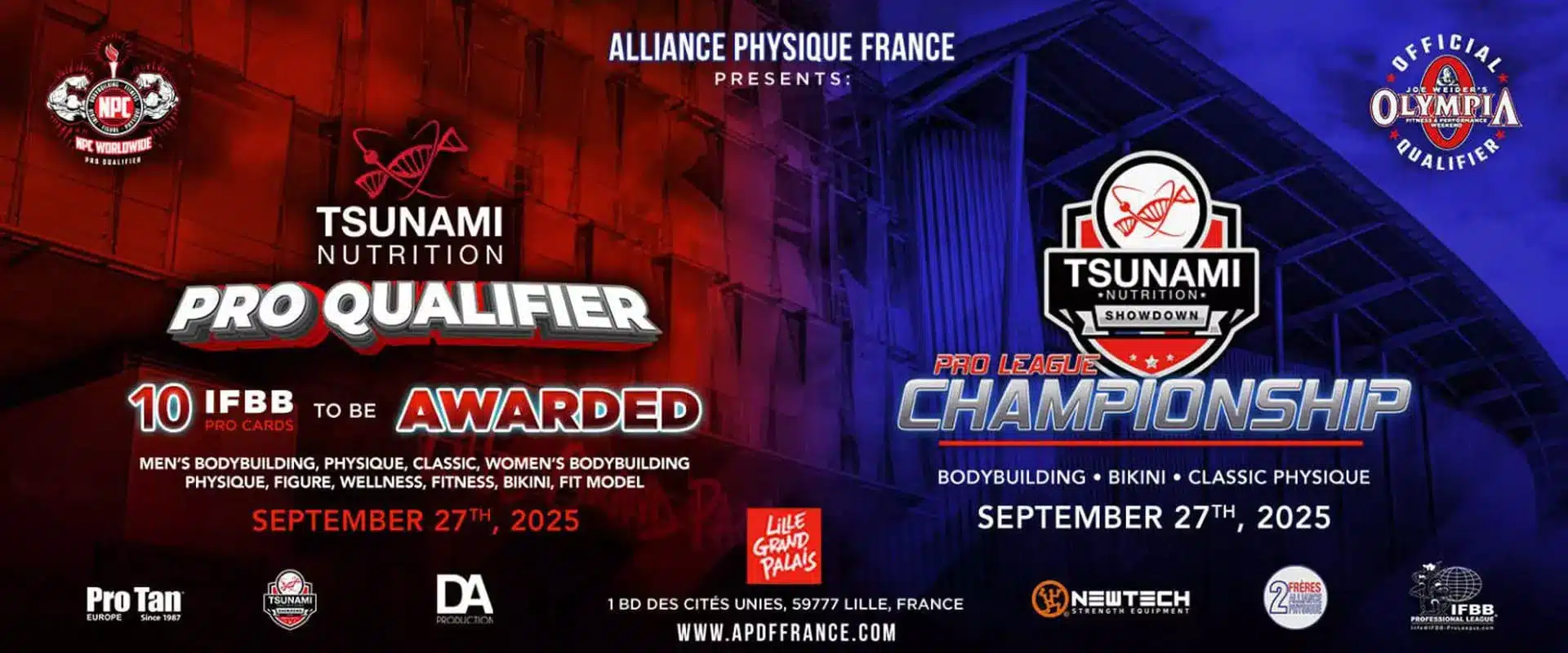 Tsunami Nutrition Showdown France Pro 2025